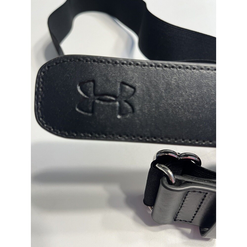 New Under Armour Baseball Softball Belt Black Size OSFM - Picture 2 of 8